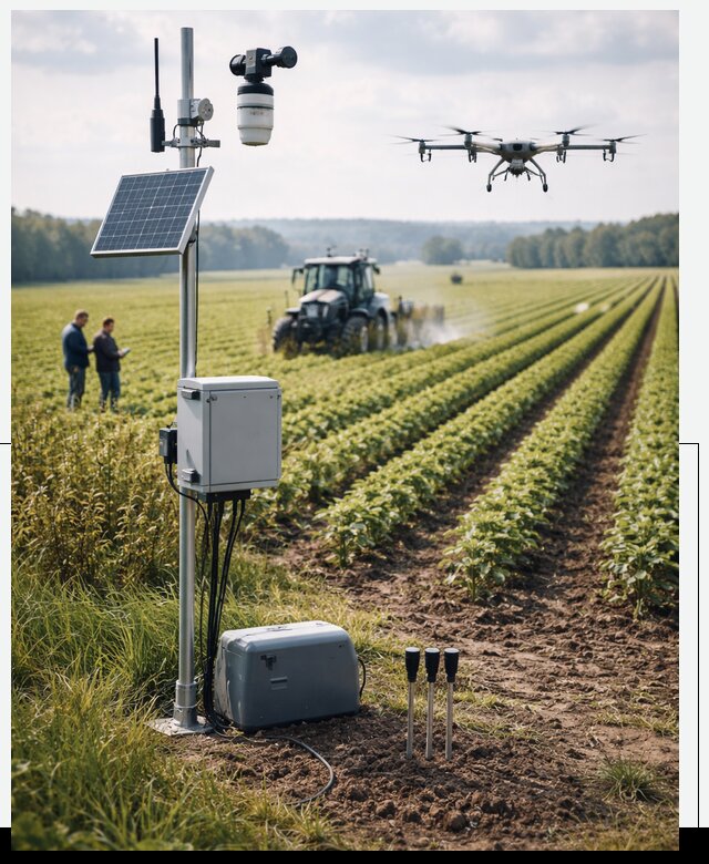 Разработка IoT мониторинга полей в Тамбове от 8631 р. | АвикейТмб