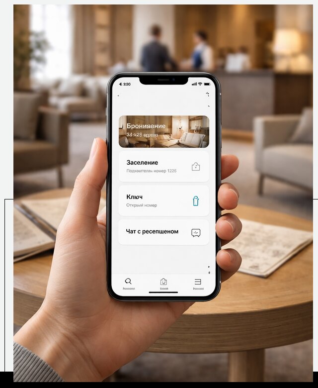 Мобильное приложение для гостей отеля в Тамбове, управление сервисом